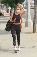 KAITLYN BRISTOWE Leaves DWTS Studio in Los Angeles 09/15/2020