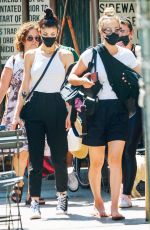 KALEY and BRIANA CUOCO Dining Al Fresco in New York 08/30/2020