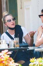 KALEY and BRIANA CUOCO Dining Al Fresco in New York 08/30/2020
