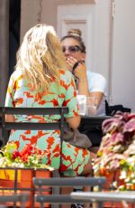 KALEY and BRIANA CUOCO Dining Al Fresco in New York 08/30/2020