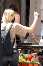 KALEY and BRIANA CUOCO Dining Al Fresco in New York 08/30/2020