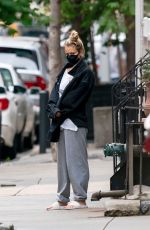 KALEY COUCO Out with Her Dog in New York 08/31/2020