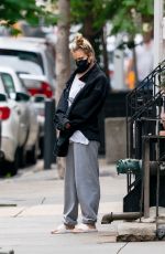 KALEY COUCO Out with Her Dog in New York 08/31/2020