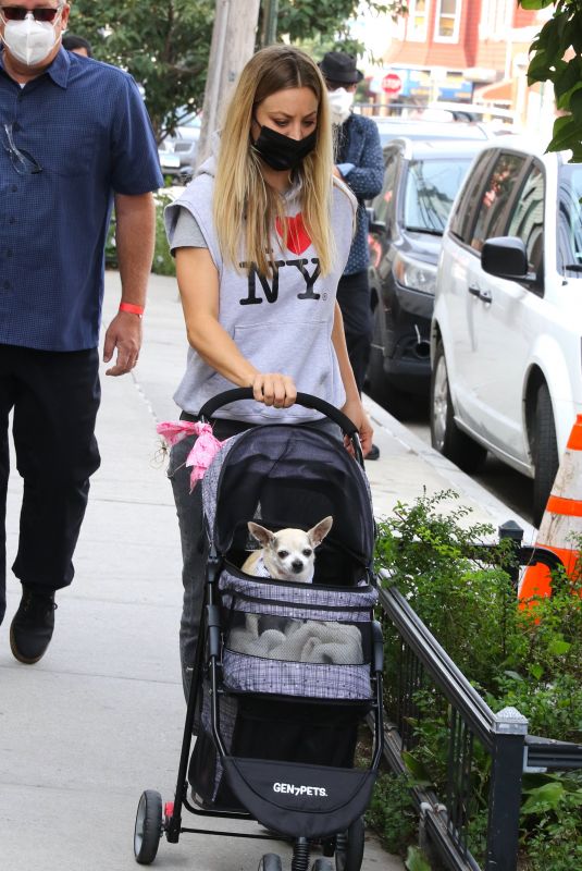KALEY CUCOCO Arrives on the Set of The Flight Attendant in Brooklyn 09/25/2020