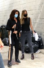 KALEY CUOCO on the Set of The Flight Attendant in Long Island City 09/21/2020