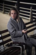 KALEY CUOCO on the Set of The Flight Attendent in New York 09/11/2020