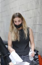 KALEY CUOCO on the Set of The Flight Attendent in New York 09/17/2020