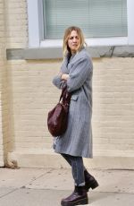 KALEY CUOCO on the Set of The Flight Attendent in New York 09/17/2020