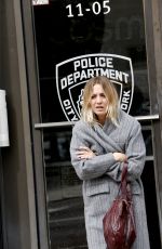 KALEY CUOCO on the Set of The Flight Attendent in New York 09/17/2020