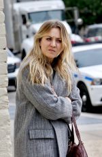 KALEY CUOCO on the Set of The Flight Attendent in New York 09/17/2020