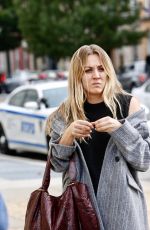 KALEY CUOCO on the Set of The Flight Attendent in New York 09/17/2020