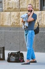 KALEY CUOCO Out with Her Dog Dumpy in New York 09/27/2020