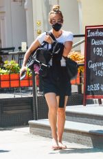 KALEY CUOCO Out with Her Dog in New York 08/30/2020