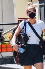 KALEY CUOCO Out with Her Dog in New York 08/30/2020