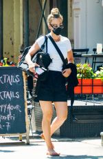 KALEY CUOCO Out with Her Dog in New York 08/30/2020