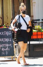 KALEY CUOCO Out with Her Dog in New York 08/30/2020