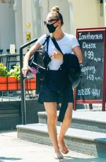 KALEY CUOCO Out with Her Dog in New York 08/30/2020
