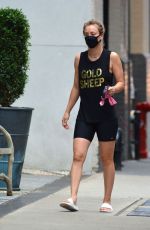 KALEY CUOCO Out with Her Dog in New York 09/15/2020