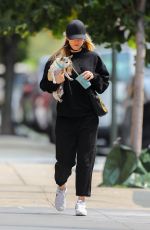 KALEY CUOCO Out with Her Dog in New York 09/16/2020