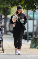 KALEY CUOCO Out with Her Dog in New York 09/16/2020