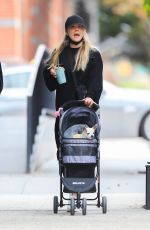 KALEY CUOCO Out with Her Dog in New York 09/16/2020