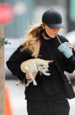 KALEY CUOCO Out with Her Dog in New York 09/16/2020