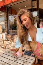 KARA DEL TORO in Denim Shorts - Instagram Photos 09/10/2020
