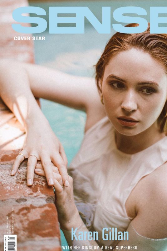 KAREN GILLAN in Sense Magazine, China September 2020