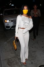 KARRUECHE TRAN Arrives at Catch LA in West Hollywood 09/13/2020
