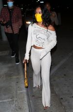 KARRUECHE TRAN Arrives at Catch LA in West Hollywood 09/13/2020