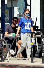 KATA MARA Out with Her Dog in Los Angeles 09/20/2020