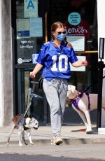 KATA MARA Out with Her Dog in Los Angeles 09/20/2020