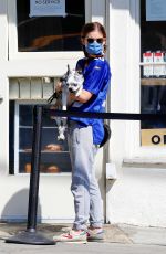 KATA MARA Out with Her Dog in Los Angeles 09/20/2020