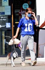 KATA MARA Out with Her Dog in Los Angeles 09/20/2020