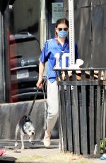 KATA MARA Out with Her Dog in Los Angeles 09/20/2020
