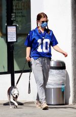 KATA MARA Out with Her Dog in Los Angeles 09/20/2020