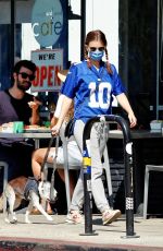 KATA MARA Out with Her Dog in Los Angeles 09/20/2020