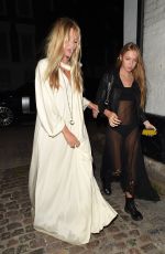 KATE and LILA GRACE MOSS Night Out in Notting Hill 09/12/2020