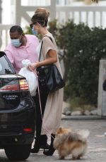 KATE BECKINSALE Leaves Shutters Hotel in Santa Monica 09/08/2020