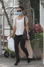 KATE BECKINSALE Leaves Shutters Hotel in Santa Monica 09/08/2020
