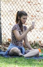KATE MARA at a Park in Los Angeles 09/04/2020