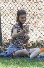 KATE MARA at a Park in Los Angeles 09/04/2020