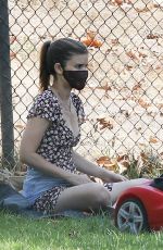 KATE MARA at a Park in Los Angeles 09/04/2020