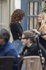 KATE MOSS Out for Lunch with Friends in London 09/15/2020