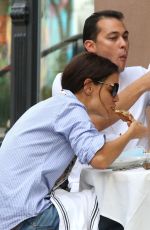KATIE HOLMES and Emilio Vitolo Jr. Out for Lunch in New York 09/25/2020