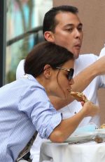 KATIE HOLMES and Emilio Vitolo Jr. Out for Lunch in New York 09/25/2020