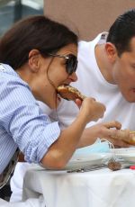 KATIE HOLMES and Emilio Vitolo Jr. Out for Lunch in New York 09/25/2020