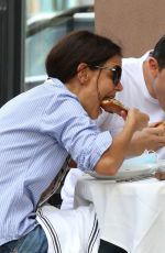 KATIE HOLMES and Emilio Vitolo Jr. Out for Lunch in New York 09/25/2020