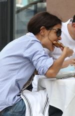 KATIE HOLMES and Emilio Vitolo Jr. Out for Lunch in New York 09/25/2020