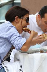 KATIE HOLMES and Emilio Vitolo Jr. Out for Lunch in New York 09/25/2020